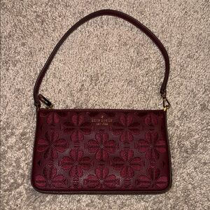 Kate Spade Maroon Floral mini Bag